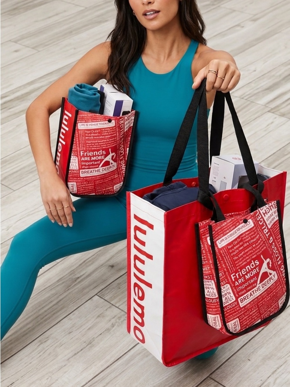 lululemon athletica Reusable Tote Bag Set